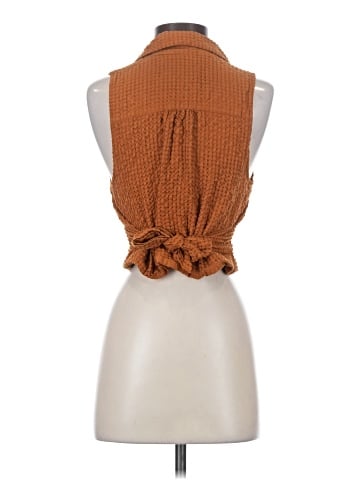 Maeve by Anthropologie Sleeveless Button-Down Shirt (view 2)