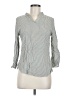 Assorted Brands Gray 3/4 Sleeve Button-Down Shirt Size M - photo 1