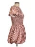 Primark Plaid Red Casual Dress Size 12 - photo 4