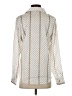 Ann Taylor 100% Polyester Polka Dots Ivory Long Sleeve Blouse Size S - photo 2