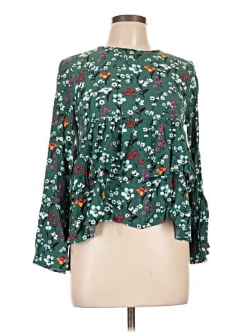 Trafaluc by Zara Long Sleeve Blouse (view 1)