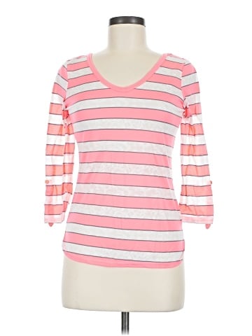 Derek Heart 3/4 Sleeve Top (view 1)