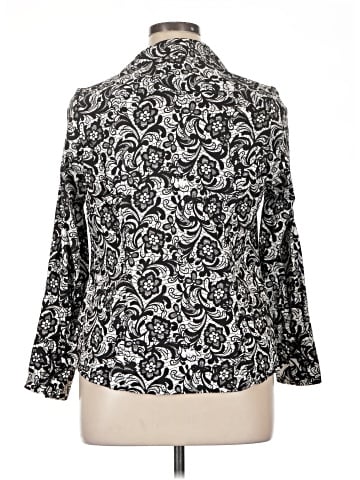 Lane Bryant Outlet 3/4 Sleeve Button-Down Shirt (view 2)