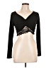 Shein Black Long Sleeve Top Size L - photo 1