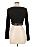 Shein Black Long Sleeve Top Size L - photo 2