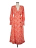 Ganni 100% Polyester Orange Casual Dress Size 36 waist - photo 1
