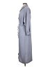 Max Studio 100% Polyester Gray Casual Dress Size L - photo 5