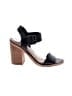 Steve Madden 100% Leather Black Sandals Size 7 1/2 - photo 1