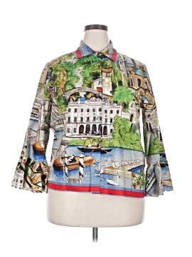 Rani Arabella 3/4 Sleeve Button-Down Shirt (view 1)