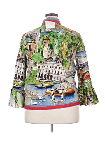 Rani Arabella 3/4 Sleeve Button-Down Shirt (view 2)