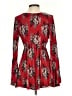 Free People Floral Red Long Sleeve Blouse Size S - photo 2
