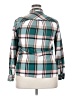 J.Crew Plaid Teal Long Sleeve Button-Down Shirt Size 14 - photo 2