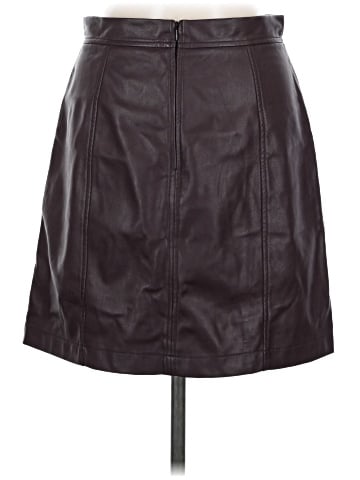Banana Republic Factory Store Faux Leather Skirt (view 2)