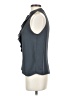 Olivaceous 100% Polyester Gray Sleeveless Blouse Size S - photo 5