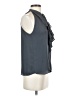 Olivaceous 100% Polyester Gray Sleeveless Blouse Size S - photo 4