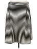 Le Lis Stripes Black Casual Skirt Size M - photo 1