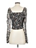 Lulus 100% Polyester Black Long Sleeve Blouse Size S - photo 2