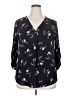 Beacon Black 3/4 Sleeve Blouse Size 2X - photo 1