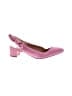 J.Crew 100% Leather Pink Heels Size 7 1/2 - photo 1