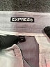 Express Solid Gray Khaki Shorts Size 10 - photo 3