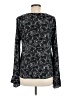 Hinge 100% Viscose Black Long Sleeve Blouse Size M - photo 2