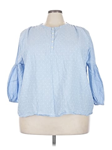 Caslon Long Sleeve Blouse (view 1)