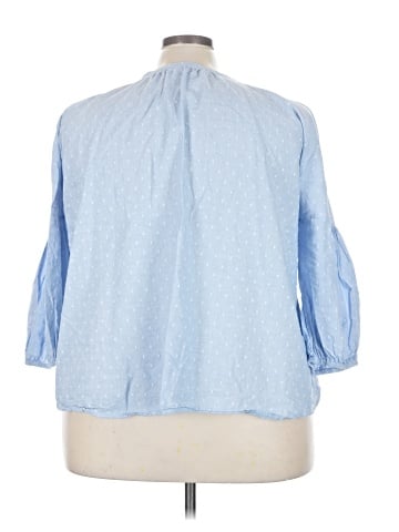 Caslon Long Sleeve Blouse (view 2)