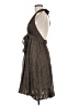 BCBGMAXAZRIA 100% Silk Gray Cocktail Dress Size 6 - photo 5