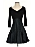 Tadashi Argyle Black Cocktail Dress Size 2 - photo 1