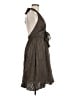 BCBGMAXAZRIA 100% Silk Gray Cocktail Dress Size 6 - photo 4