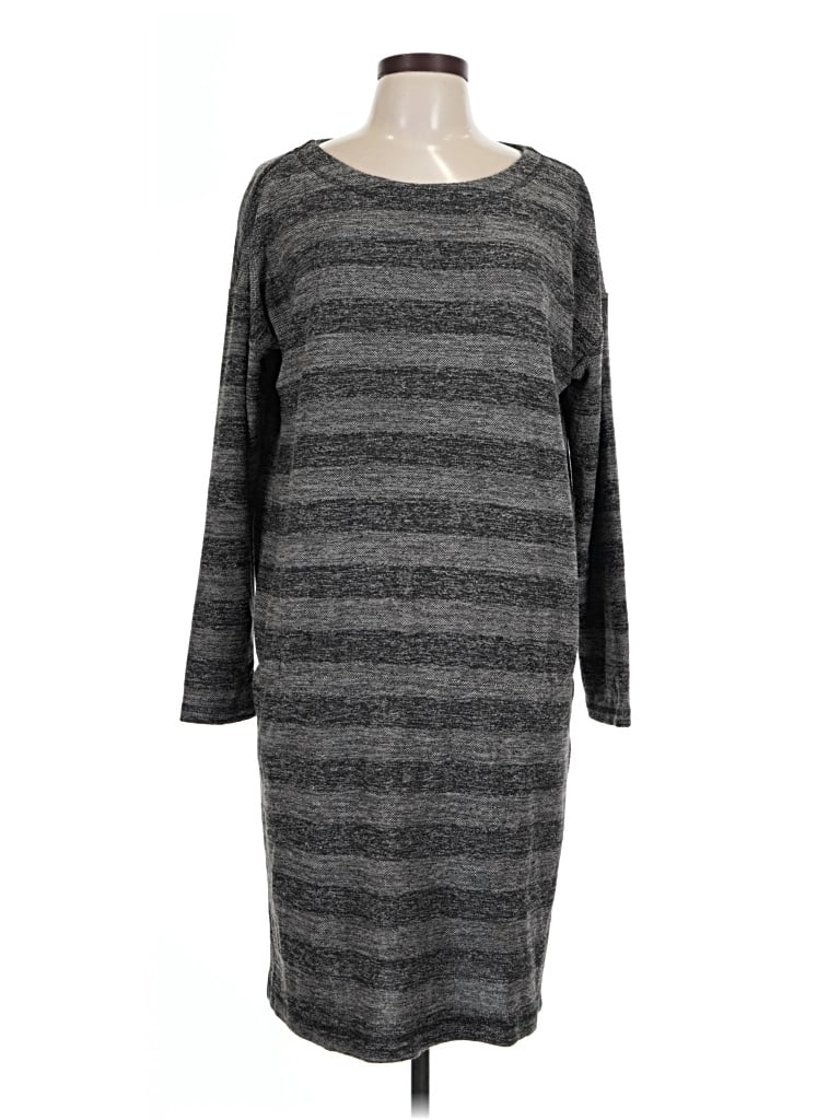 Pre-owned Lou & Grey Casual Dress In Gray