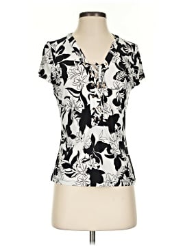 INC International Concepts Short Sleeve Blouse (view 1)