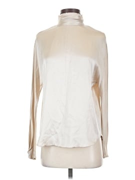 Vince. Long Sleeve Silk Top (view 1)