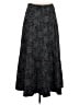 J.Jill Paisley Black Formal Skirt Size 8 - photo 2