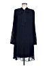 DKNY 100% Polyester Blue Casual Dress Size 6 - photo 1