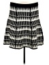 Max Studio Chevron-herringbone Black Casual Skirt Size M - photo 1
