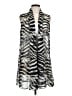 Metrostyle 100% Polyester Silver Sleeveless Blouse Size L - photo 1