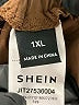 Shein Solid Brown Casual Pants Size 1X - photo 4