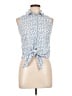Talbots 100% Cotton Blue Tank Top Size 10 - photo 1