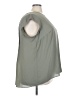 DR2 Solid Green Gray Sleeveless Blouse Size 3X - photo 4