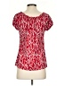 Carol Rose Red Short Sleeve Blouse Size S (estimated) - photo 2