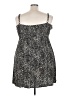 Torrid 100% Rayon Animal Print Silver Casual Dress Size 3X Plus (3) - photo 2