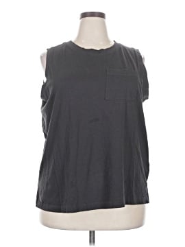 Madewell Plus Softfade Cotton Oversized Muscle Tank (view 1)