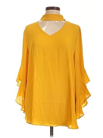 Ashley Stewart 3/4 Sleeve T-Shirt (view 1)