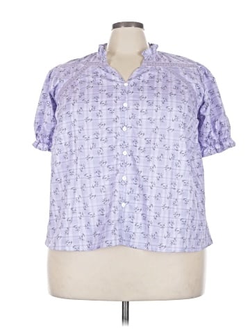 Unbranded Short Sleeve Button-Down Shirt (view 1)