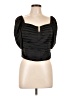 Express Black Short Sleeve Top Size L - photo 1