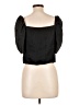 Express Black Short Sleeve Top Size L - photo 2
