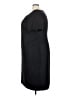 Shomi 100% Polyester Solid Black Casual Dress Size 24 - photo 5