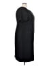 Shomi 100% Polyester Solid Black Casual Dress Size 24 - photo 4