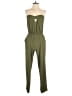 2b bebe Solid Green Jumpsuit Size XS - photo 1
